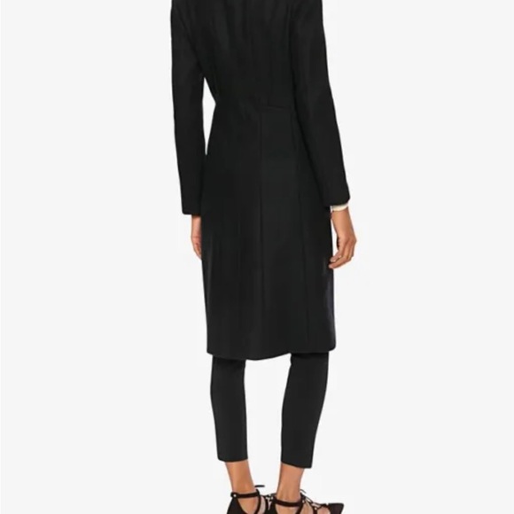 RAG & BONE Sullivan Shearling Collar Double Breasted Wool Coat Zip Jacket *SZ 8 - Picture 10 of 10